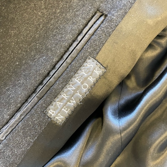 BARNEYS NEW YORK Substantial Weight Pure Cashmere Stanbury Overcoat Size 44 L - Picture 9 of 10